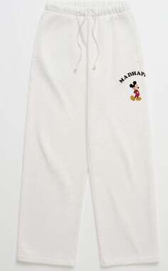 New Madhappy x Disney Mickey Mouse Gray Sweatpants Unisex Size XL